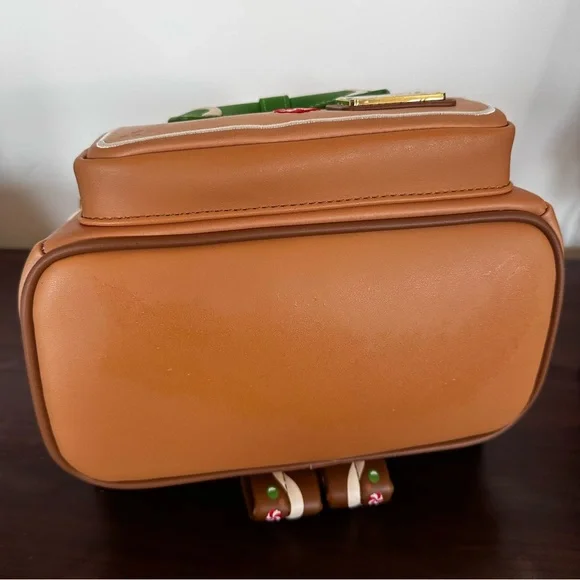 Disney Lilo and Stitch Gingerbread Scented Loungefly Mini Backpack & Wallet: NWT - Picture 10 of 14